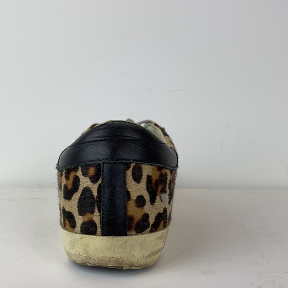 GOLDEN GOOSE
Superstar Leopard Calf Hair Sneakers in size 39 - Picture 4 of 11